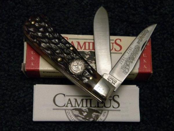 Camillus New York USA Bone Remington Salutes The NKCA 1972-1997 Mini Trapper Knife - NIB Camillus New York USA Bone Remington Salutes The NKCA 1972-1997 Mini Trapper Knife - NIB