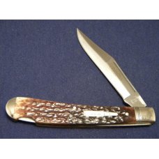 Remington UMC USA 1992 Genuine Bone R1253 Silver Bullet Guide Lockback Knife - NIB 