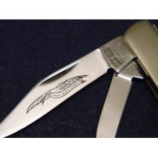 Parker Cut Co Japan Pearl Eagle Brand Little Coke Bottle Knife Parker Cut Co Japan Pearl Eagle Brand Little Coke Bottle Knife