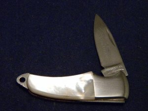 Parker Cut Co Japan Pearl Eagle Brand Little Lockback Knife