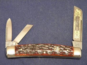 Battle Axe Brand Hickey & Shouse Germany Bone Congress Whittler Knife