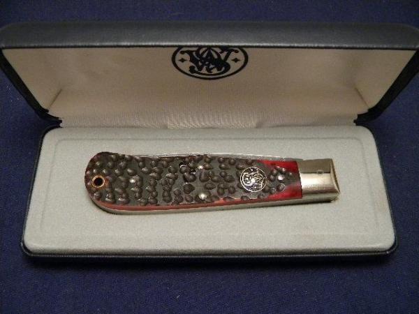 Smith & Wesson USA (Camillus) Bone Jumbo Trapper Knife c.1995 Smith & Wesson USA (Camillus) Bone Jumbo Trapper Knife c.1995