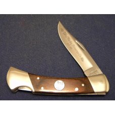 Camillus New York USA Wood Lockback Knife 125th Anniverary The Marlins Firearms Co. 1870-1995 Camillus New York USA Wood Lockback Knife 125th Anniverary The Marlins Firearms Co. 1870-1995