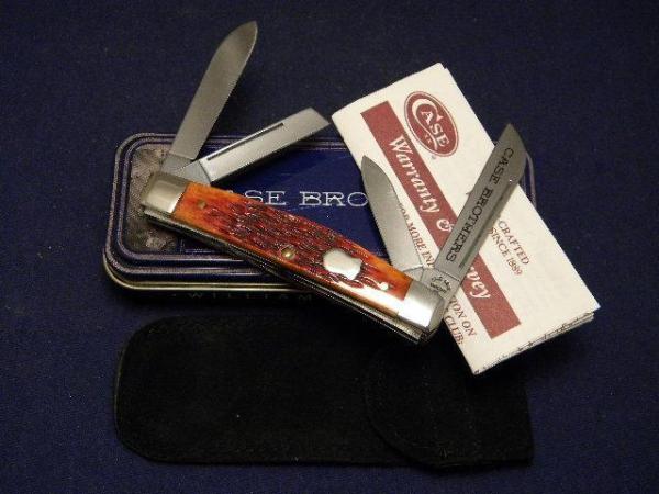 Case Bros. Cutlery Co. USA Chestnut Bone 64052 SS Congress Knife - NIB Case Bros. Cutlery Co. USA Chestnut Bone 64052 SS Congress Knife - NIB