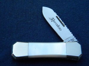 Parker Custom Series Japan Pearl Hercules Knife *Fileworked*
