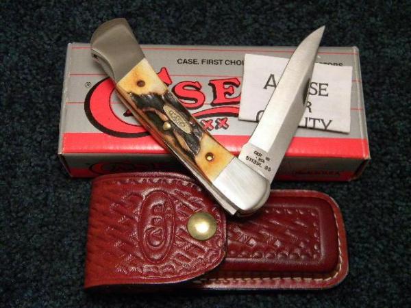 Case XX USA 1 Dot (1989) Stag 51139 L SS Lockback Knife - NIB Case XX USA 1 Dot (1989) Stag 51139 L SS Lockback Knife - NIB