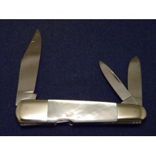 Parker Cut Co. Japan Pearl Big Lockback Whittler Knife Parker Cut Co. Japan Pearl Big Lockback Whittler Knife