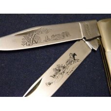 Parker Cut Co. Japan Pearl Trapper Knife Parker Cut Co. Japan Pearl Trapper Knife