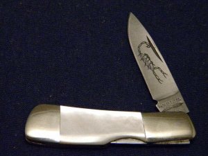Parker Cut Co. Japan Pearl Scorpion Lockback Knife