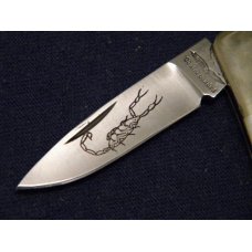Parker Cut Co. Japan Pearl Scorpion Lockback Knife Parker Cut Co. Japan Pearl Scorpion Lockback Knife