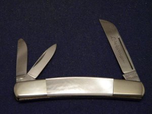 Parker Cut Co. Japan Pearl Chickamauga Congress Whittler Knife