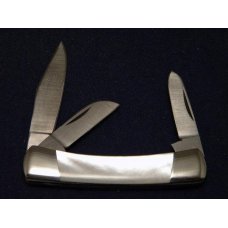 Parker Cut Co. Japan Pearl Railsplitter Stockman Knife Parker Cut Co. Japan Pearl Railsplitter Stockman Knife