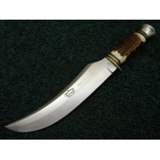 Carl Schlieper Solingen Germany Eye Brand Jim Bowie Stag Original Buffalo Skinner Sheath Knife
