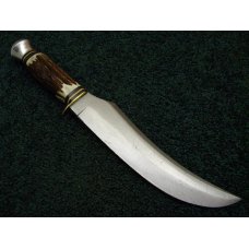 Carl Schlieper Solingen Germany Eye Brand Jim Bowie Stag Original Buffalo Skinner Sheath Knife