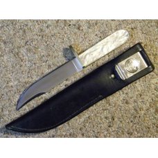 Custom NAY Fixed Blade Sheath Knife Imitation Pearl Custom NAY Fixed Blade Sheath Knife Imitation Pearl