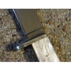 Custom NAY Fixed Blade Sheath Knife Imitation Pearl Custom NAY Fixed Blade Sheath Knife Imitation Pearl