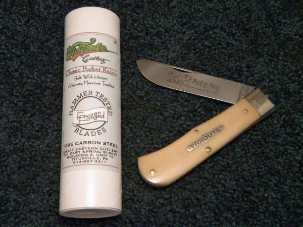 Great Eastern Cutlery Tidioute 2007 Beaver Tail Model #23 Trapper Knife 1 of 250 Great Eastern Cutlery Tidioute 2007 Beaver Tail Model #23 Trapper Knife 1 of 250