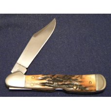 Case XX USA 2006 Burnt Stag 51749L SS Mini Copperlock Knife - NIB Case XX USA 2006 Burnt Stag 51749L SS Mini Copperlock Knife - NIB
