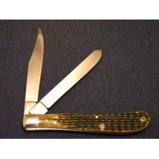 Case XX USA 1996 Green Bone 62048 SS Slimline Trapper/Utility Knife - NIB Case XX USA 1996 Green Bone 62048 SS Slimline Trapper/Utility Knife - NIB