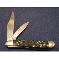 Case XX USA 1997 Dark Black Rogers Bone 6220 SS Limited Edition Peanut Knife - NIB Case XX USA 1997 Dark Black Rogers Bone 6220 SS Limited Edition Peanut Knife - NIB