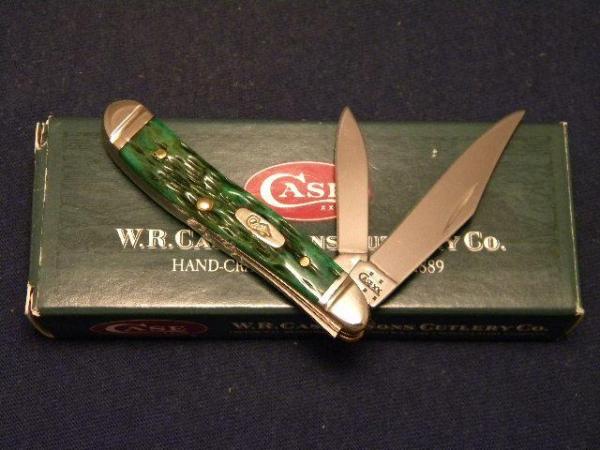 Case XX USA 2006 Green Bone 6220 SS Peanut Knife - NIB Case XX USA 2006 Green Bone 6220 SS Peanut Knife - NIB