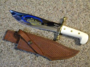 Case XX USA 1 Dot (1999) Millennium 2000 Bowie Sheath Knife Limited Edition 1 of 500