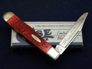 Case XX 1889-1989 Centennial Red Bone R6111 1/2 SS English Jack Knife - NIB