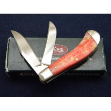 Case XX USA 2007 Red Appaloosa Bone T.B.62110 SS Tony Bose Saddlehorn Knife - NIB Case XX USA 2007 Red Appaloosa Bone T.B.62110 SS Tony Bose Saddlehorn Knife - NIB