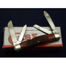 Case XX USA 1994 Dark Red Bone DR64052 SS Congress Knife - NIB Case XX USA 1994 Dark Red Bone DR64052 SS Congress Knife - NIB