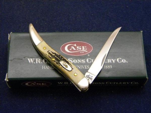 Case XX USA 2002 Bone Stag 6.510096 SS Tiny Toothpick Knife - NIB Case XX USA 2002 Bone Stag 6.510096 SS Tiny Toothpick Knife - NIB