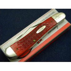 Case XX Bradford PA USA 1990 Red Bone R6240WH SS 1st Issue Wharncliffe Dog Leg Trapper Knife - NIB Case XX Bradford PA USA 1990 Red Bone R6240WH SS 1st Issue Wharncliffe Dog Leg Trapper Knife - NIB