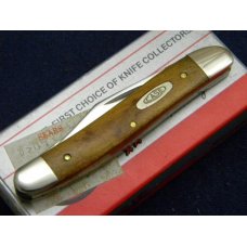 Case XX Bradford PA USA 1990 Curly Maple 072087 SS Half Whittler Knife - NIB Case XX Bradford PA USA 1990 Curly Maple 072087 SS Half Whittler Knife - NIB