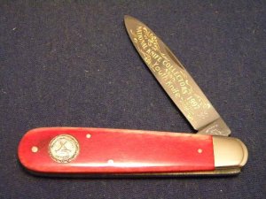 Fight'n Rooster Frank Buster Celebrated Cutlery Germany Bone 1997 NKCA Youth Knife