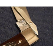 Case XX USA 4 Dot (1976) Bone 6111 1/2 Swing Guard Lockback Knife 