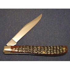 Case XX USA 10 Dot (1970) Delrin 61048 Slimline Trapper Farmers Knife Case XX USA 10 Dot (1970) Delrin 61048 Slimline Trapper Farmers Knife