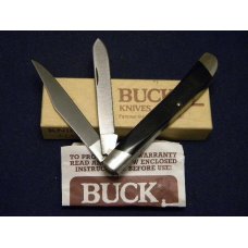 Buck 311 USA Black Delrin Slimline Trapper Knife c.Pre 1986 - NIB Buck 311 USA Black Delrin Slimline Trapper Knife c.Pre 1986 - NIB