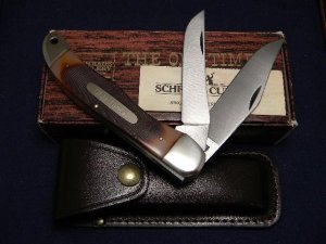 Schrade USA 25OT Delrin Folding Hunter Knife & Pouch - NIB