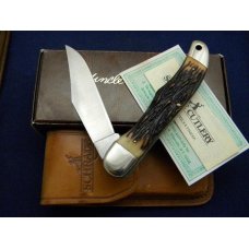 Schrade + USA 127UH Uncle Henry Staglon Lockblade Hunter Knife & Pouch - NIB Schrade + USA 127UH Uncle Henry Staglon Lockblade Hunter Knife & Pouch - NIB