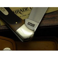 Schrade USA 125OT Delrin Linerlock Folding Hunter Knife & Pouch - NIB Schrade USA 125OT Delrin Linerlock Folding Hunter Knife & Pouch - NIB