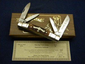 Boker USA Tree Brand 1976 Olde Stag 70113 Delrin Congress Knife - NIB