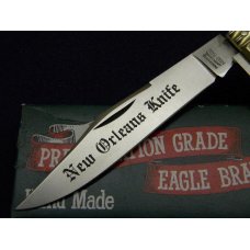 Parker Cut. Co. Hand Made Japan Bone EK-14 2 Blade Folding Bowie Knife - NIB Parker Cut. Co. Hand Made Japan Bone EK-14 2 Blade Folding Bowie Knife - NIB