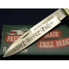 Parker Cut. Co. Hand Made Japan Stag EK-2 Folding Lockback Bowie Knife - NIB Parker Cut. Co. Hand Made Japan Stag EK-2 Folding Lockback Bowie Knife - NIB