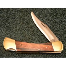 Buck 110 USA Hunter Wood Folding Lockback Knife c.1972 - NIB Buck 110 USA Hunter Wood Folding Lockback Knife c.1972 - NIB