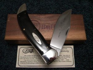 Case Classic 1993 Buffalo Horn BH1072 Bulldog Clasp Knife - NIB