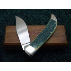 Case Classic 1990 Green Bone 61072 Bulldog Clasp Knife - NIB Case Classic 1990 Green Bone 61072 Bulldog Clasp Knife - NIB