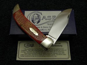 Case Classic 1990 Red Bone 61072 Clasp Knife - NIB