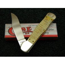 Case XX Bradford PA USA 1991 Burnt White Bone BW61050 SS Coke Bottle Knife - NIB Case XX Bradford PA USA 1991 Burnt White Bone BW61050 SS Coke Bottle Knife - NIB