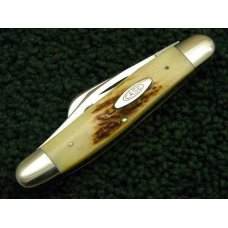 Case XX Stainless USA 2 Dot (1978) Stag 5347 HP SSP Red Etch Stockman Knife - Mint Case XX Stainless USA 2 Dot (1978) Stag 5347 HP SSP Red Etch Stockman Knife - Mint