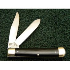 Buck Creek Solingen Germany Black KKK Trapper Knife c.1995 Buck Creek Solingen Germany Black KKK Trapper Knife c.1995