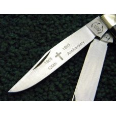 Buck Creek Solingen Germany Black KKK Trapper Knife c.1995 Buck Creek Solingen Germany Black KKK Trapper Knife c.1995